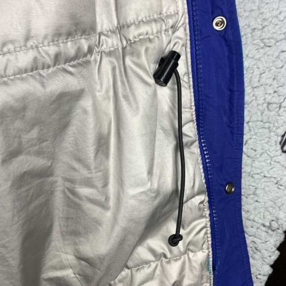 LL Bean Penobscot Parka Mens XL Tall Blue Green Hooded Full Zip Made In USA VTG - Picture 8 of 16